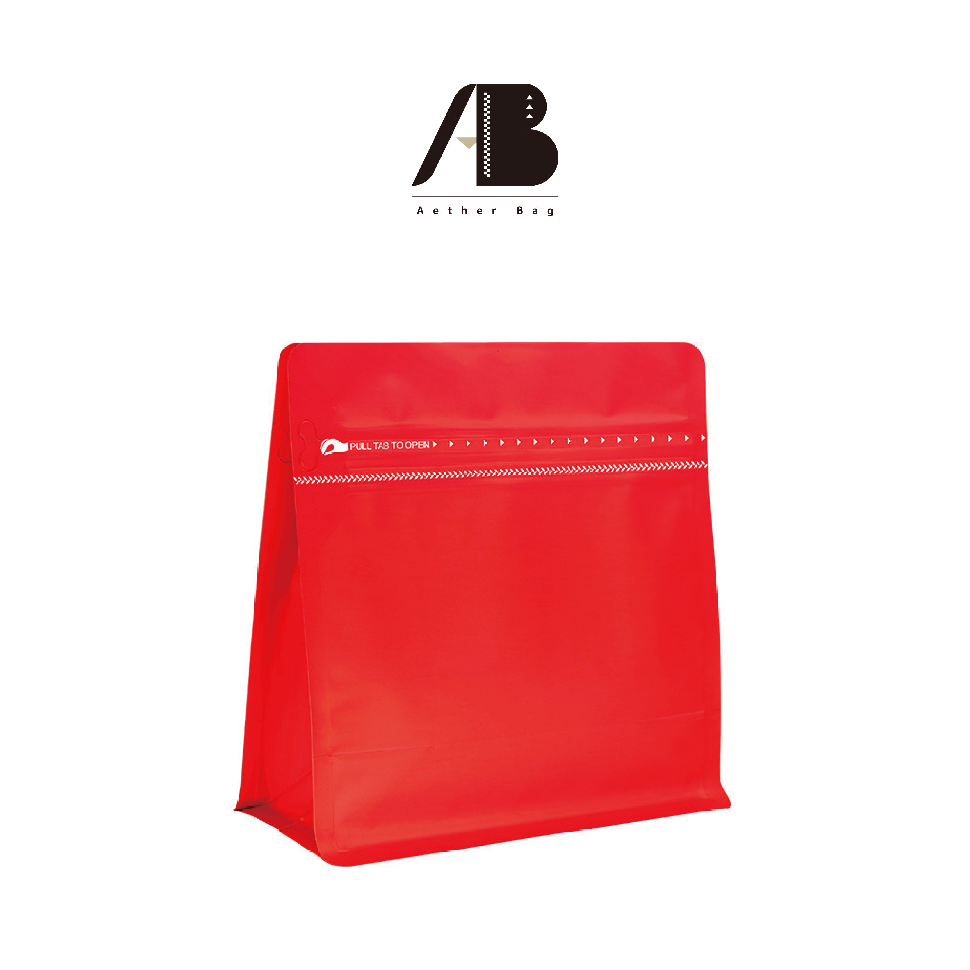 Square Box Bottom Bag  (125g、250g 、500g )