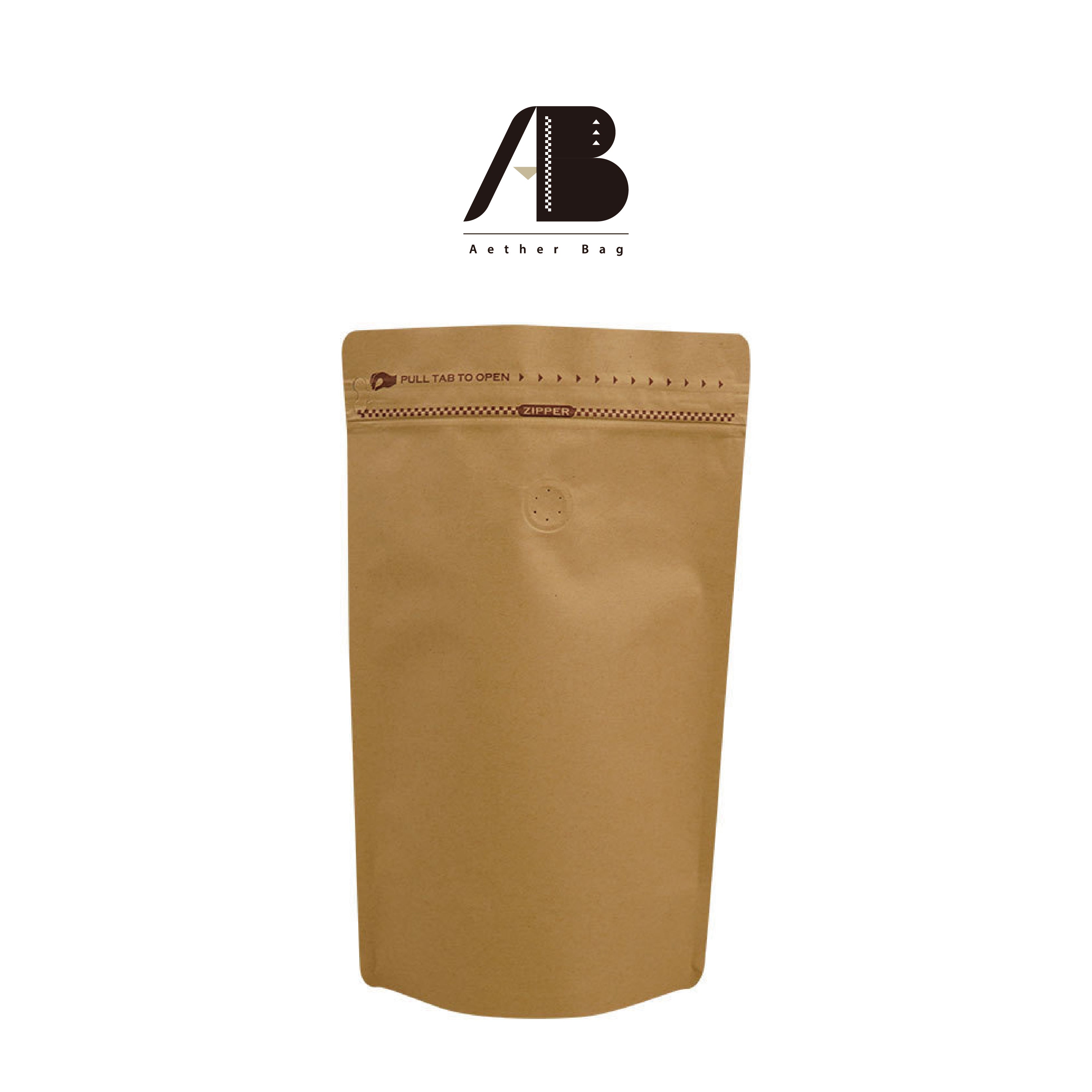 Kraft Stand Up Pouches ( 250g、500g、1kg )